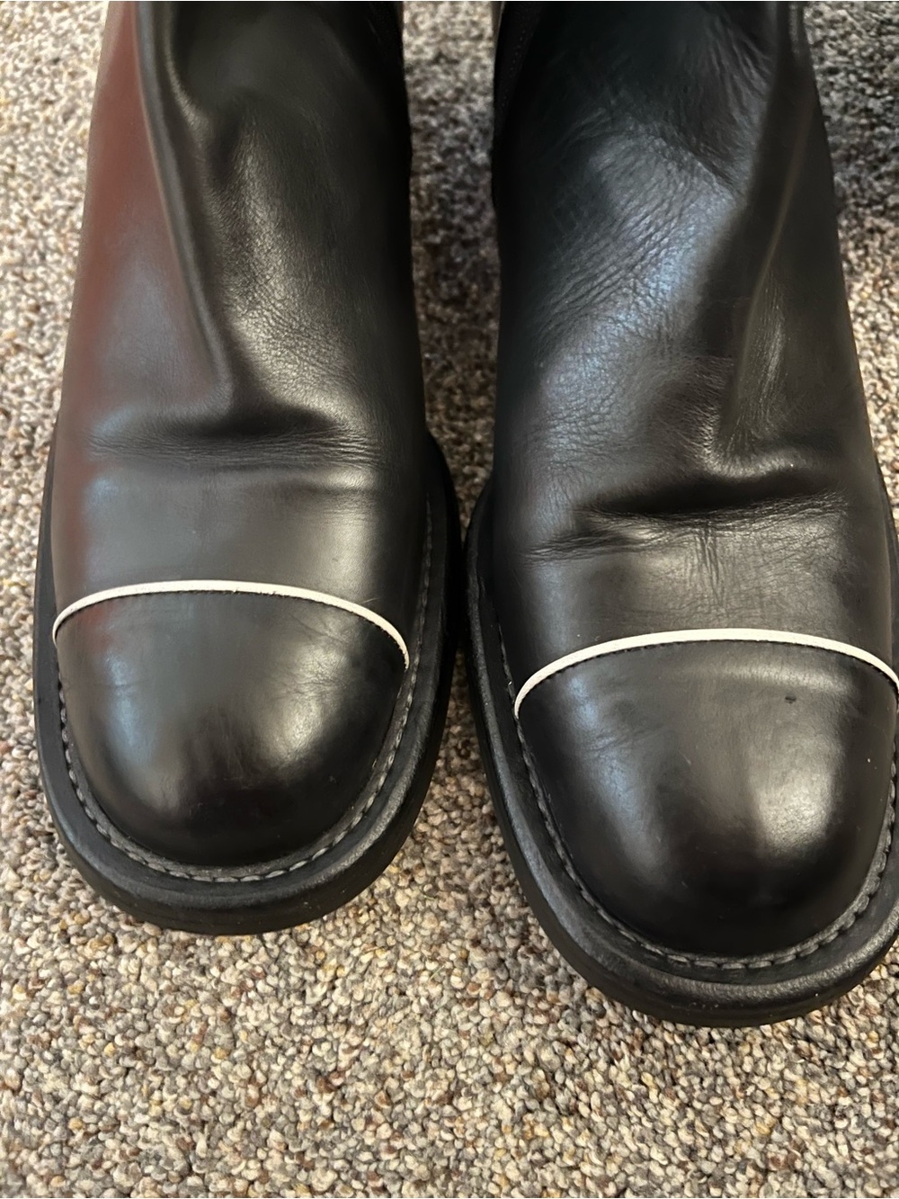 Vintage Prada Linea Rossa (Prada Sport) black leather boots - Picture 4 of 13